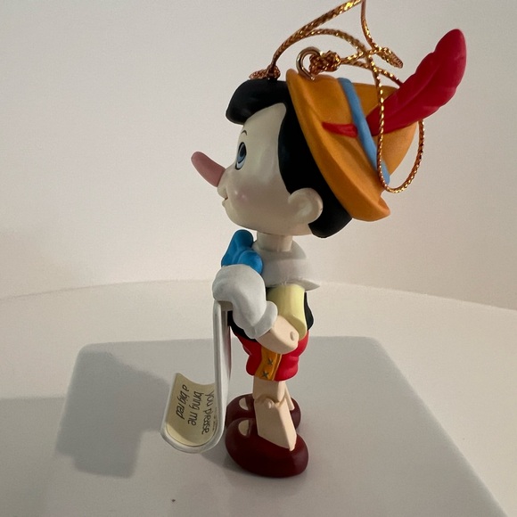 Disney Pinocchio Holding Dear Santa Letter Christmas classics Ornament NIB - Picture 2 of 4